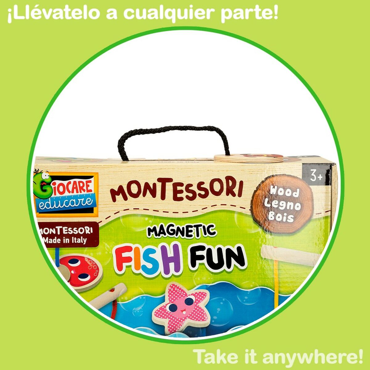 Lautapeli Lisciani Giochi Montessori Kalastus (6 osaa)